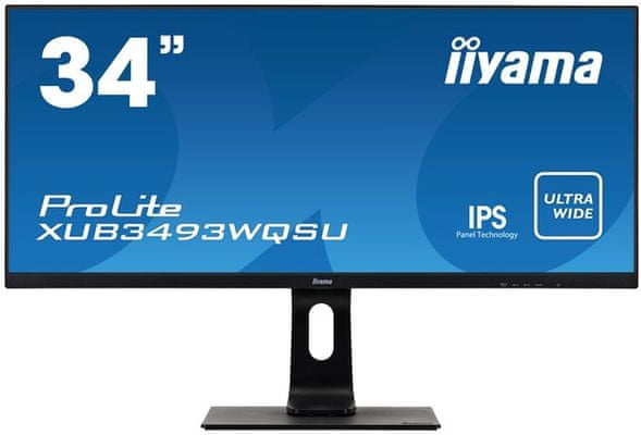  monitor iiyama ProLite XUB3493WQSU-B1 nagylátószögű monitor 32 hüvelyk UHD 60 Hz 16:9 hdmi 