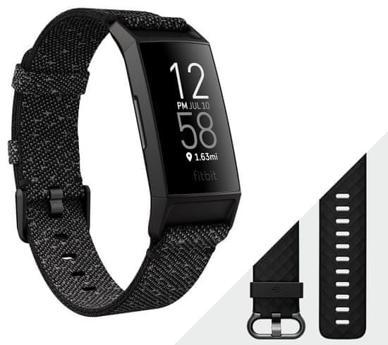 Fitbit Charge 4 (NFC), Granite Reflective Woven/Black
