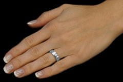 Silvego Ezüst Presley karikagyűrű nőknek QRZLP012W (Kerület 50 mm)