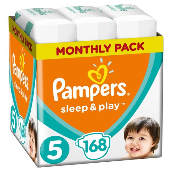 Pampers Sleep & Play Economy 5 Junior (11-16 kg) 168 db (4x42 db)
