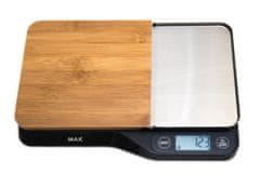MAX Digitális konyhai mérleg eltávolítható vágófelülettel (MKS1501B)