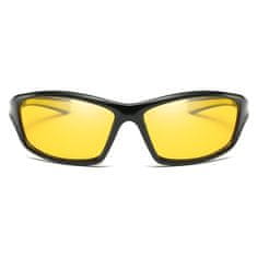 Dubery George 3 napszemüveg, Black & Silver / Yellow