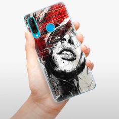 iSaprio Sketch Face szilikon tok Huawei P30 Lite