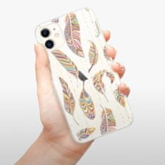iSaprio Feather pattern 02 szilikon tok Apple iPhone 11