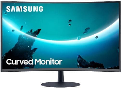 monitor Samsung C27T55 (LC27T550FDUXEN) szélesvásznú kijelző 21,5 hüvelyk 16:9 hdmi vga dp