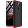 GKK 360 Full Body műanyag tok Xiaomi Redmi Note 8 Pro, fekete/piros