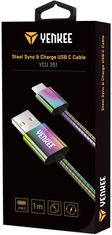 Yenkee YCU 351 Acél USB C kábel / 1 m