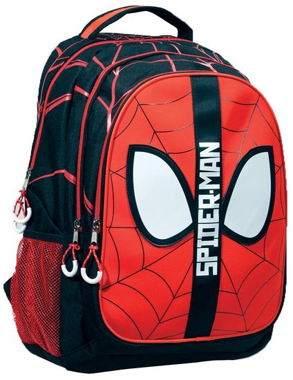GIM Spiderman hátizsák, black red