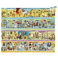 Vilac nagy fa történelem puzzle, Méretek: 300x15 cm Kor: 6+