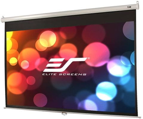 Elite-Screens redőny, 187 × 332 cm, 125, 16:9 (M150XWH2) 125 hüvelykes fekete-fehér szegély kontraszt széles látószög