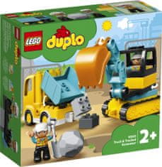 LEGO DUPLO® 10931 Teherautó és lánctalpas kotrógép