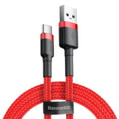 BASEUS Cafule kábel USB / USB Type-C QC 3.0 2m, piros