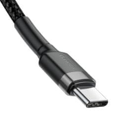BASEUS Cafule kábel USB-C / USB-C 60W QC 3.0 1m, szürke