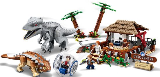 LEGO Jurassic World 75941 Indominus rex ankiloszaurusz ellen