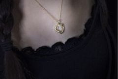 Beneto Aranyozott ezüst nyaklánc szívvel AGS1138/47-GOLD (lánc, medál)