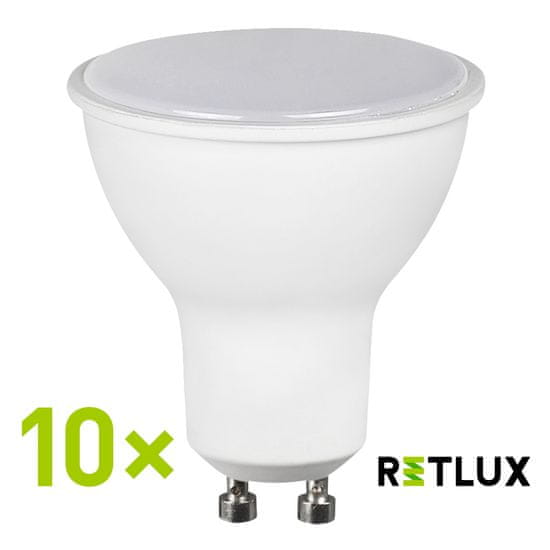 Retlux RLL 253 GU10 5W, meleg fehér, 10 db