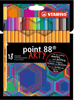 Stabilo Linery Point 88 ARTY, 18 különböző színben