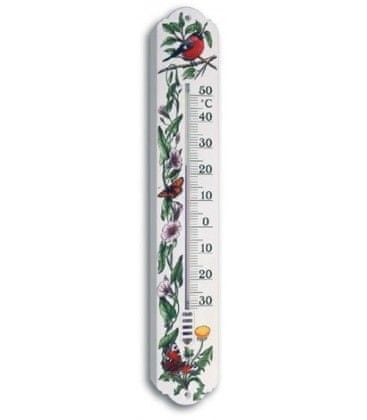 TFA 12.3040.20 beltéri/kültéri hőmérő, műanyag, madár és virág motívum