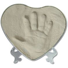 Happy Hands 2D Heart Silver/White