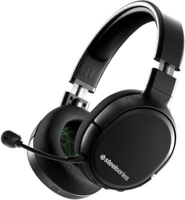 Fejhallgató SteelSeries Arctis 1 Wireless for Xbox One, fekete (61514) 40mm átalakítók, tiszta hangzás, magas hangok, gamer headset