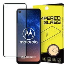 MG Full Glue Super Tough üvegfólia Motorola One Action / One Vision, fekete