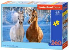 Castorland Puzzle Lovak téli tájképen 260 darab