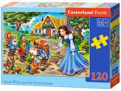 Castorland Puzzle Hófehérke és a hét törpe 120 darab