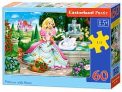 Castorland Puzzle Hercegnő hattyúval 60 darab