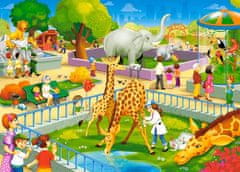 Castorland Puzzle Állatkert látogatás 60 darab