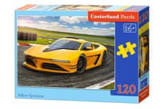 Castorland Puzzle Sárga sportautó 120 darab
