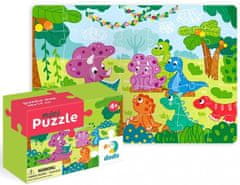 DoDo Puzzle mini Dino és barátai 35 darab