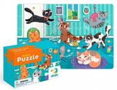 DoDo Puzzle Mini Crazy Cats 35 darab