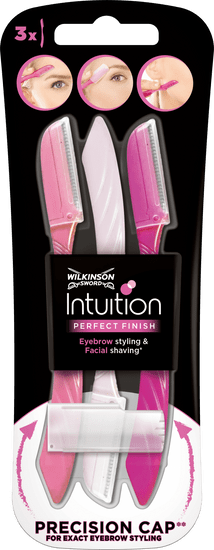 Wilkinson Sword Intuition Perfect Finish szemöldökformázó, 3 darab