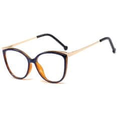 Neogo Joanne 6 átlátszó lencsés szemüveg, Blue Leopard