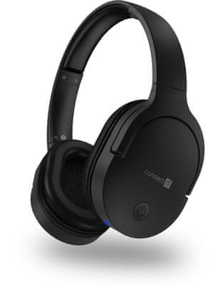 ConnectIT vezeték nélküli gaming fejhallgató puha fülkagylók Bluetooth
