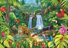 Trefl  Trópusi puzzle esőerdő 2000 puzzle darabokat
