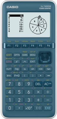 Tudományos számológép FX 7400G III, tok, nyolcsoros kijelző, fejlett, matematikai, statisztikai, trigonometrikus funkciók