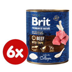 Brit Premium by Nature Beef with Tripes 6x800 g