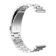 BStrap Huawei Watch GT/GT2 46mm Stainless Steel szíj, Silver