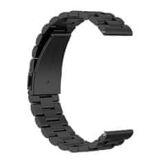 BStrap Stainless Steel szíj Huawei Watch GT/GT2 46mm, black