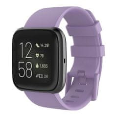 BStrap Silicone (Large) szíj Fitbit Versa / Versa 2, Liac purple