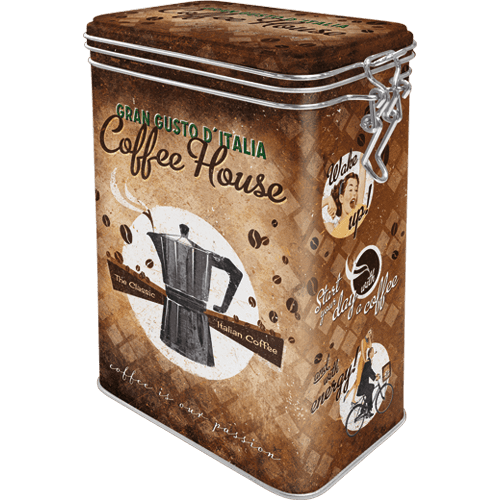 Postershop Fém doboz klipsszel - Coffee House