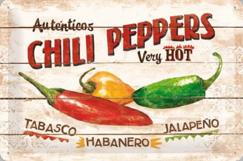 Postershop Fémtábla - Chilli Peppers