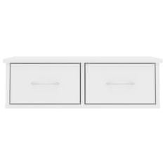 shumee 800585 Wall-mounted Drawer Shelf White 60x26x18,5 cm Chipboard
