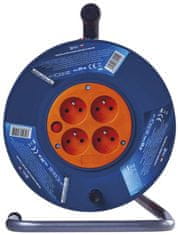 EMOS PVC hosszabbító kábel dobon - 4 aljzat, 25 m, 1,5 mm2 1908042501