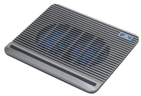 RivaCase Hűtőpad legfeljebb 15,6" méretű laptophoz, ezüst 5555-S