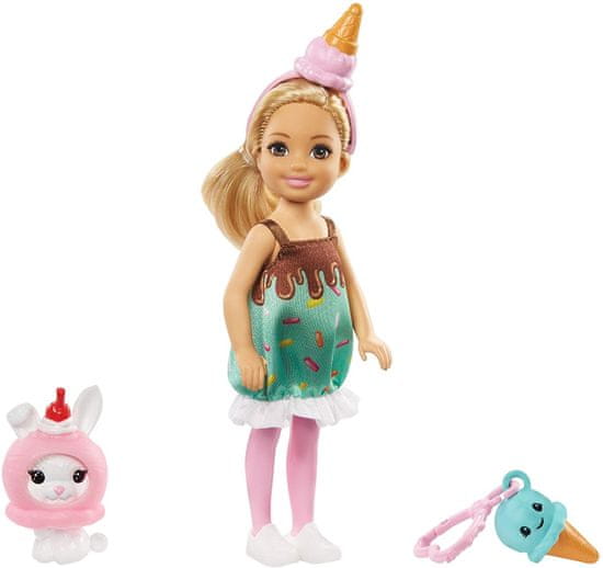 Mattel Barbie Chelsea Fagylalt jelmezben