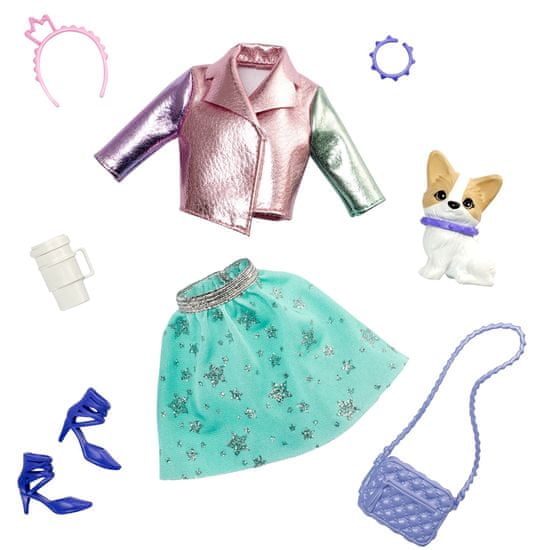 Mattel Barbie Princess Adventure Állatka és ruha Kutya kiegészítőkkel