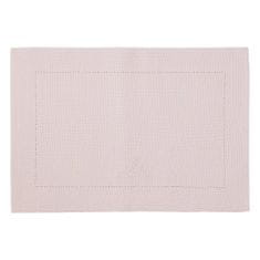Lene Bjerre MERCY pamut tányér, világos rózsaszín, 48 x 34 cm