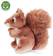 Plüss ülő mókus, 18 cm, ECO-FRIENDLY